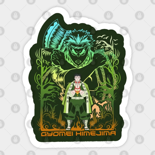 Gyomei Himejima Sticker by mysticpotlot